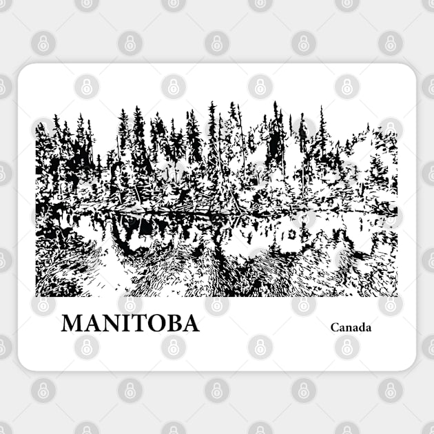 Manitoba Canada Magnet by Lakeric